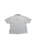 90s MCM Polo Shirt Boxy Basic Weiß L-XL