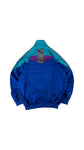 Vintage Adidas Sportjacke 80s Blau Türkis D5 M