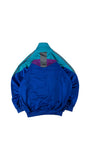 Vintage Adidas Sportjacke 80s Blau Türkis D5 M