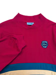 90s Lacoste Club Sweater Made In France Rot S-M