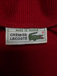 90s Lacoste Club Sweater Made In France Rot S-M