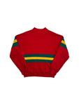 90s Lacoste Club Sweater Made In France Rot S-M