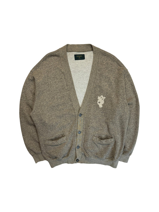 90s Valentino Cardigan Braun Grau M-L