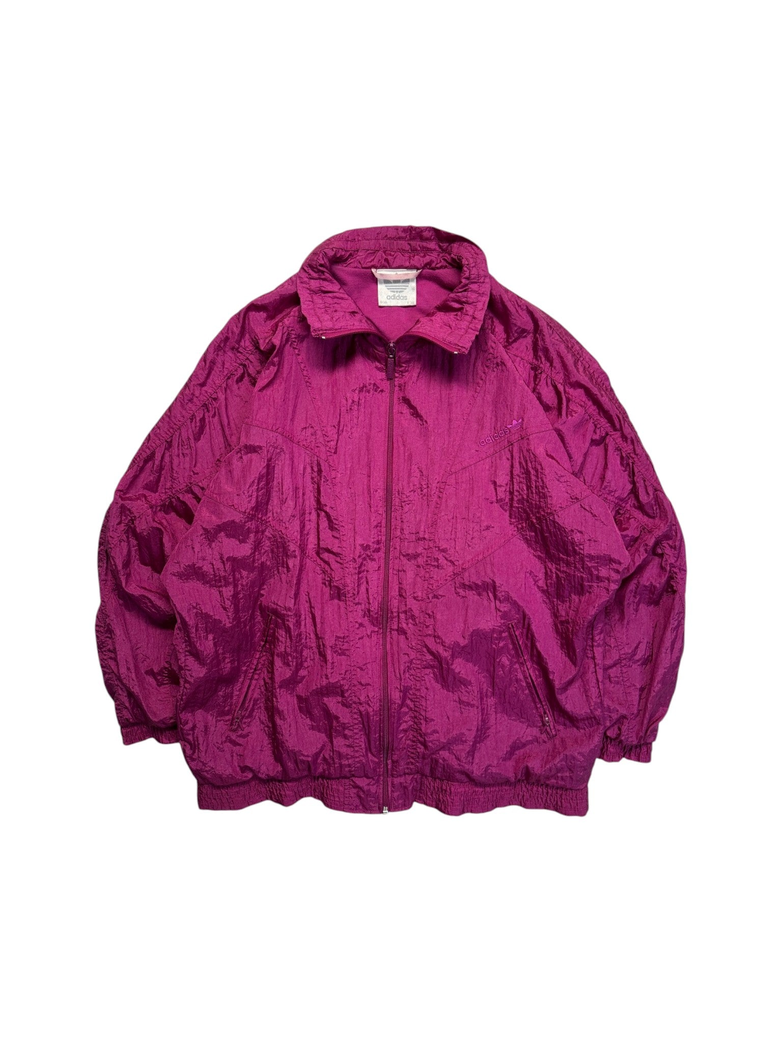 90s Adidas Sportanzug Nylon Monochrom Lila 36 / XS