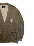 90s Valentino Cardigan Braun Grau M-L