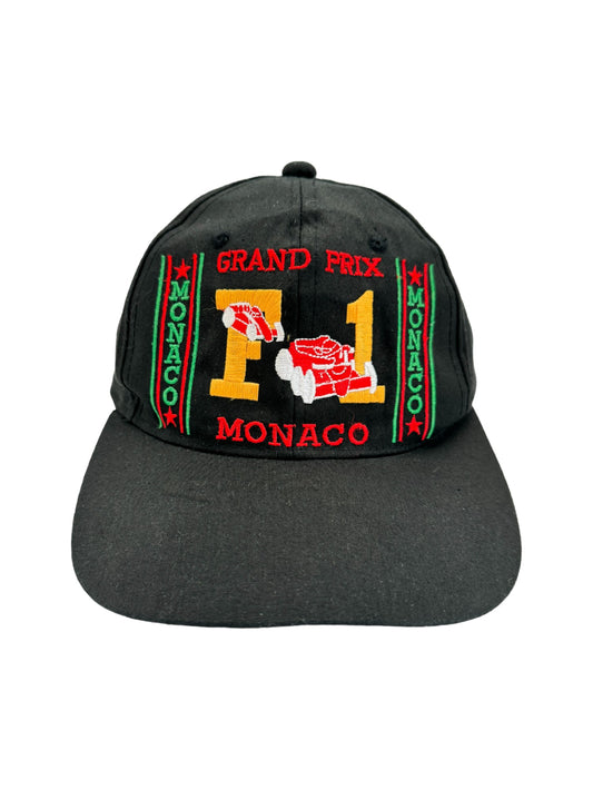F1 Cap Monaco Grand Prix Schwarz One Size