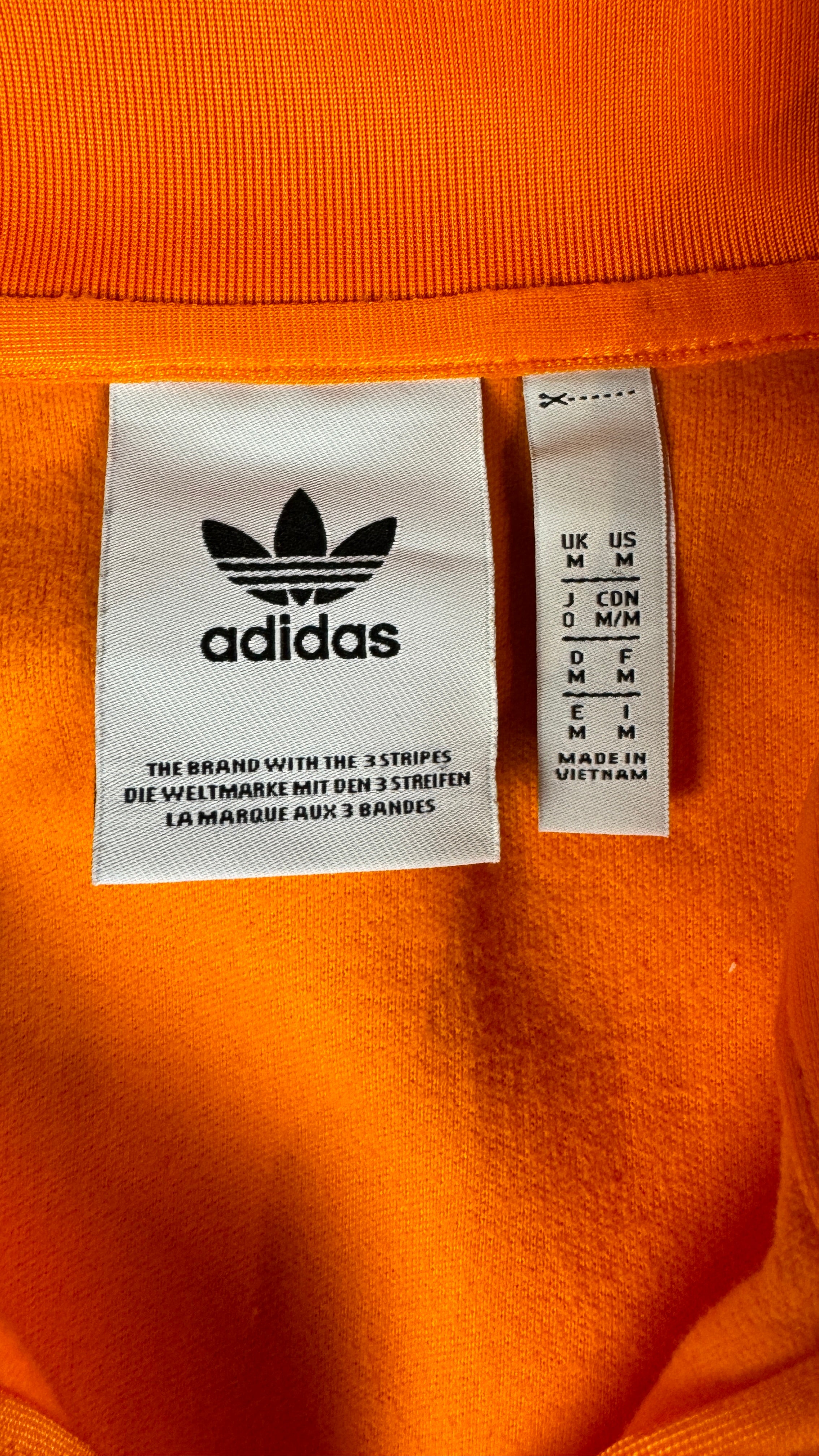 Adidas Sportjacke 2018 Double-Zip Orange M