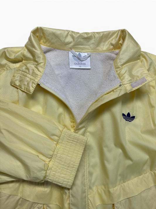 80s Adidas Sportanzug Frottee Futter Made In West Germany Gelb 48/S