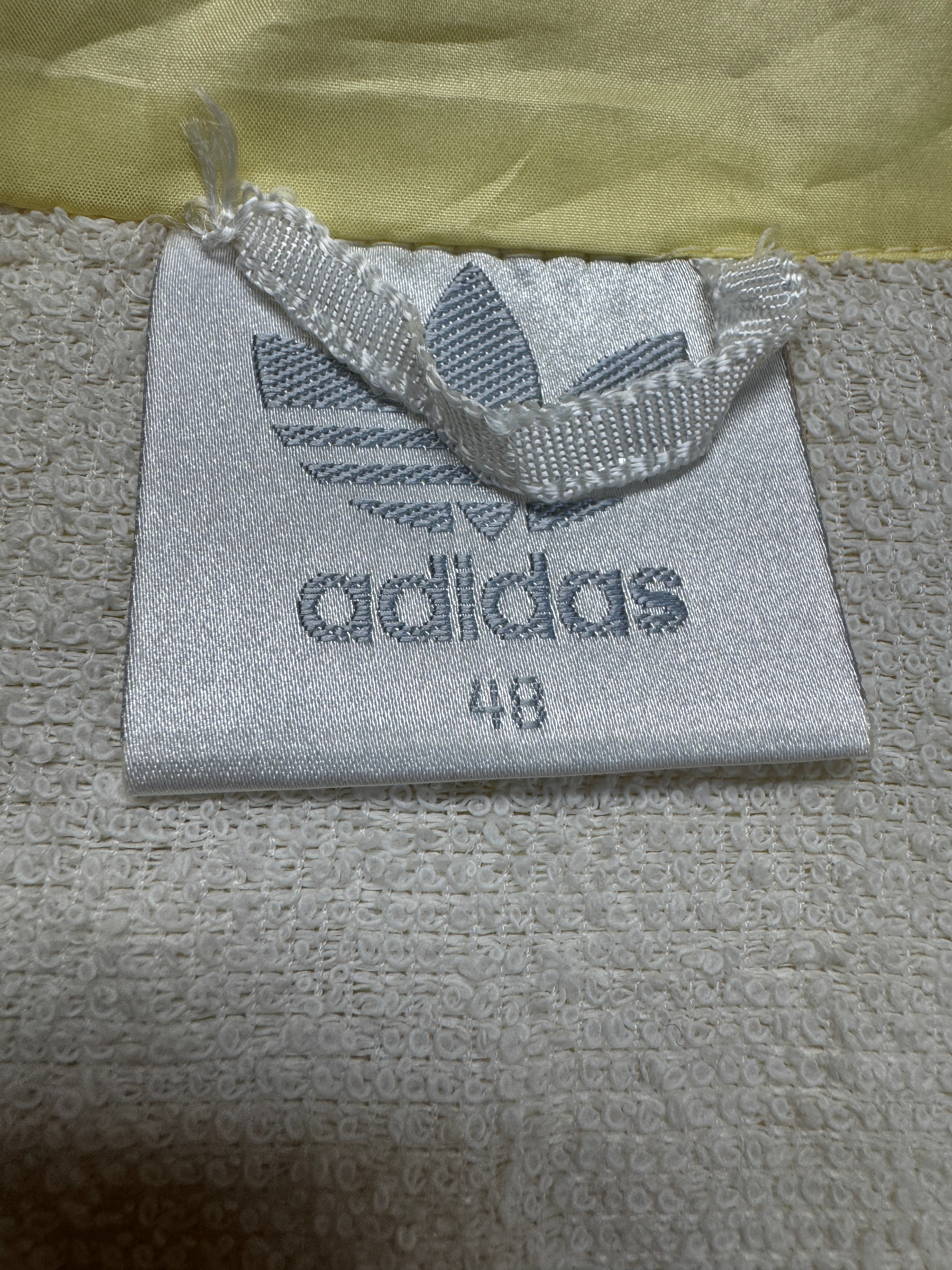 80s Adidas Sportanzug Frottee Futter Made In West Germany Gelb 48/S