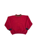 Rare! 1986 Iceberg Sweater Polo-Kragen Tin Tin Made In Italy Rot M-L