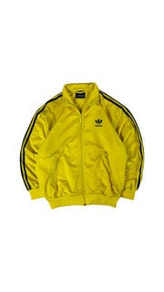 Vintage Adidas Sportjacke 90s Firebird Gelb D4 S-M