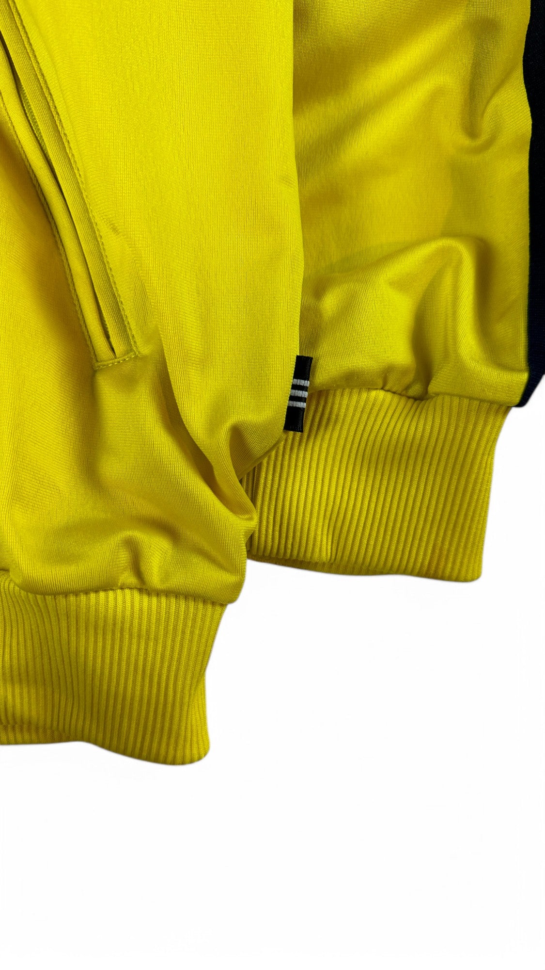 Vintage Adidas Sportjacke 90s Firebird Gelb D4 S-M