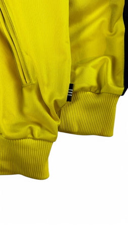 Vintage Adidas Sportjacke 90s Firebird Gelb D4 S-M