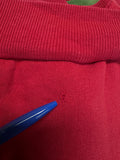 Rare! 1986 Iceberg Sweater Polo-Kragen Tin Tin Made In Italy Rot M-L