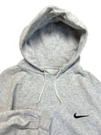 90s Nike Hoodie Basic Blank Grau XXL
