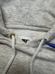 90s Nike Hoodie Basic Blank Grau XXL