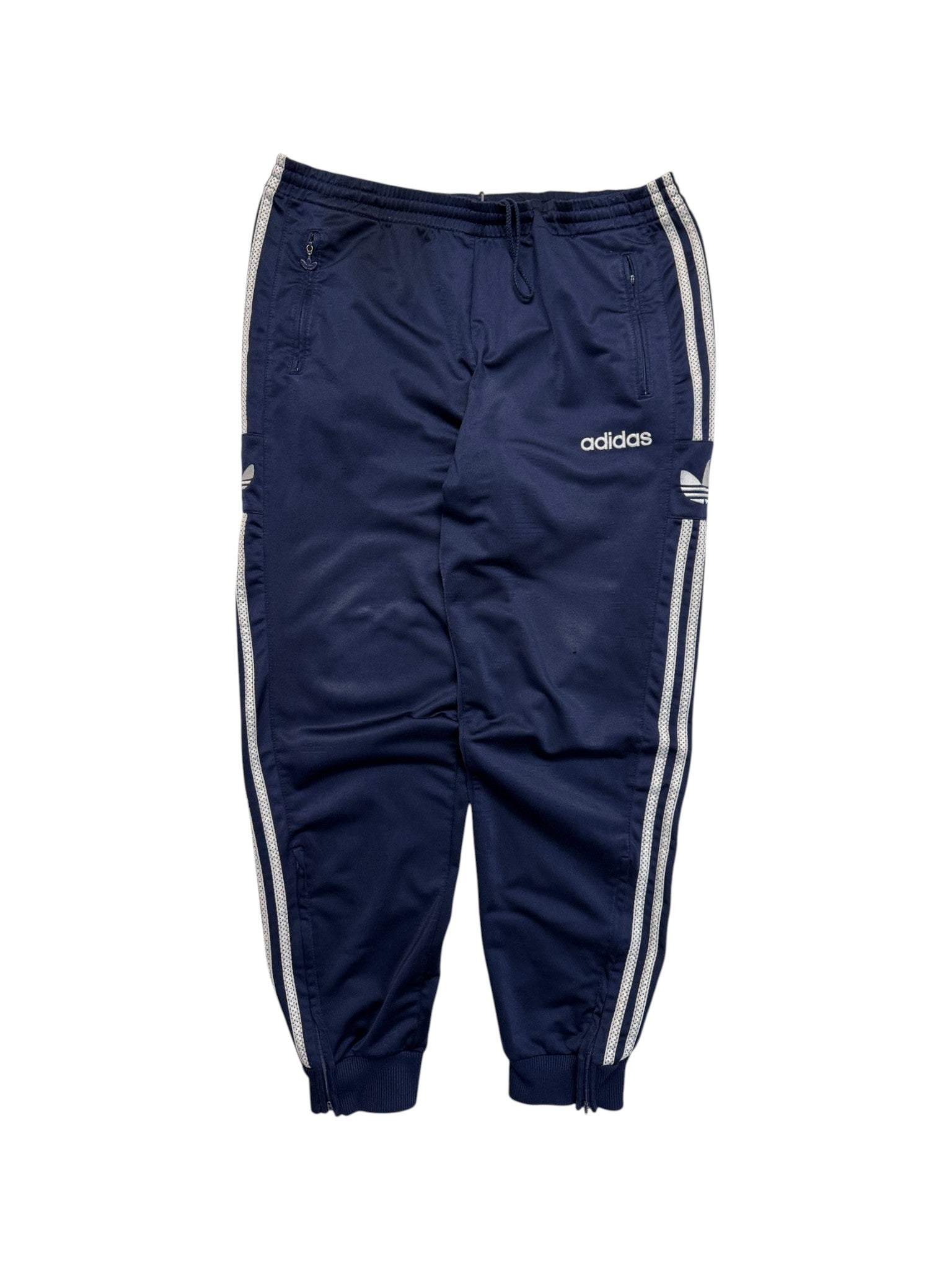90s Adidas Sportanzug Trefoil Grün Dunkelblau D6/L