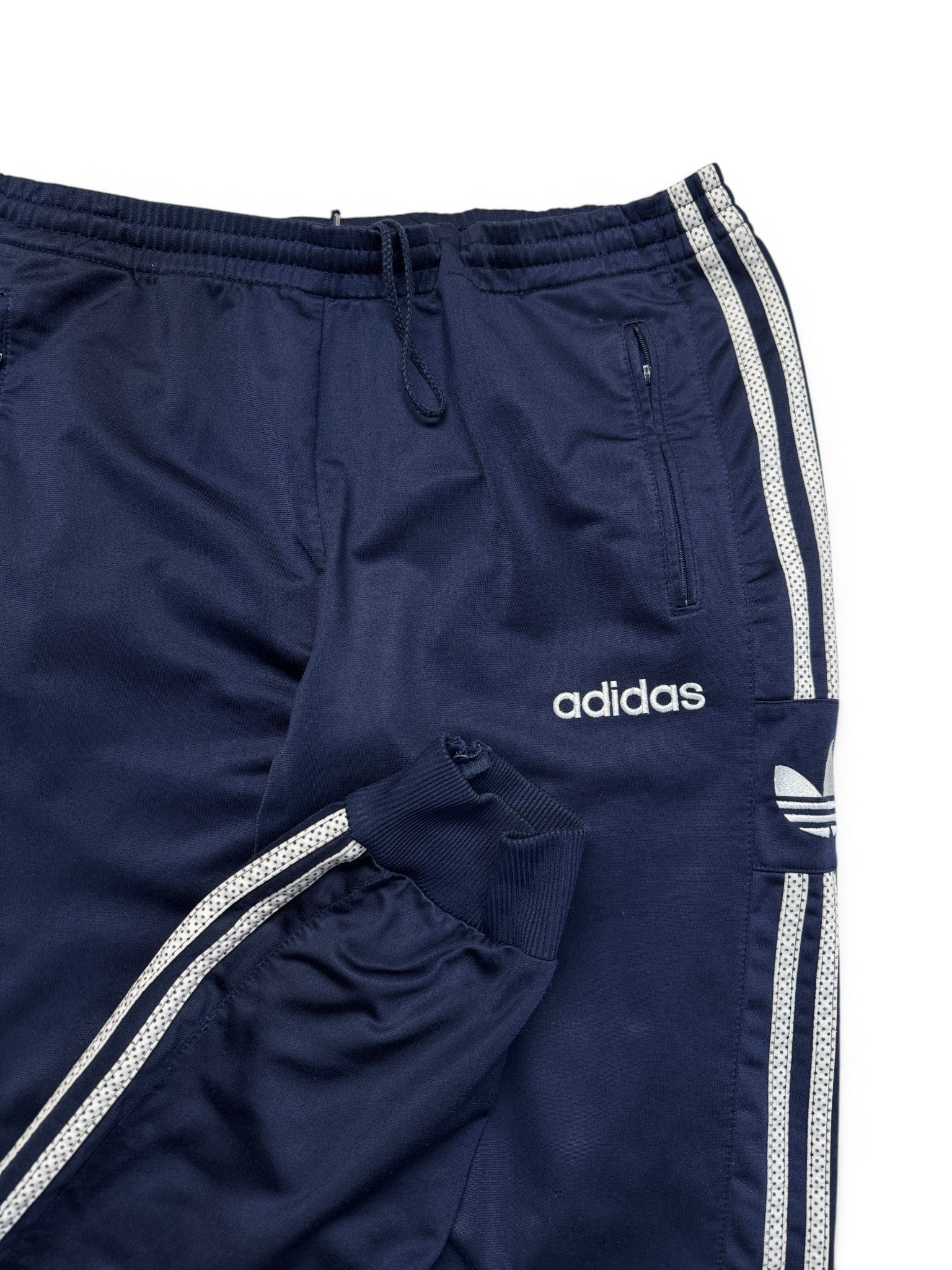 90s Adidas Sportanzug Trefoil Grün Dunkelblau D6/L