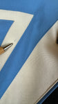 Vintage Adidas Sportjacke 90s Spellout Schwarz Blau D6 M