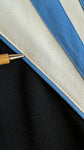 Vintage Adidas Sportjacke 90s Spellout Schwarz Blau D6 M