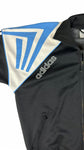 Vintage Adidas Sportjacke 90s Spellout Schwarz Blau D6 M