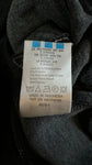 Vintage Adidas Sportjacke 90s Spellout Schwarz Blau D6 M