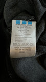 Vintage Adidas Sportjacke 90s Spellout Schwarz Blau D6 M