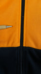 Adidas Sportjacke 2004 Retro Beckenbauer Damen Orange Schwarz 42 M