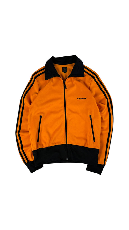 Adidas Sportjacke 2004 Retro Beckenbauer Damen Orange Schwarz 42 M