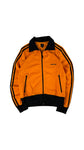 Adidas Sportjacke 2004 Retro Beckenbauer Damen Orange Schwarz 42 M