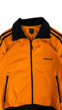 Adidas Sportjacke 2004 Retro Beckenbauer Damen Orange Schwarz 42 M