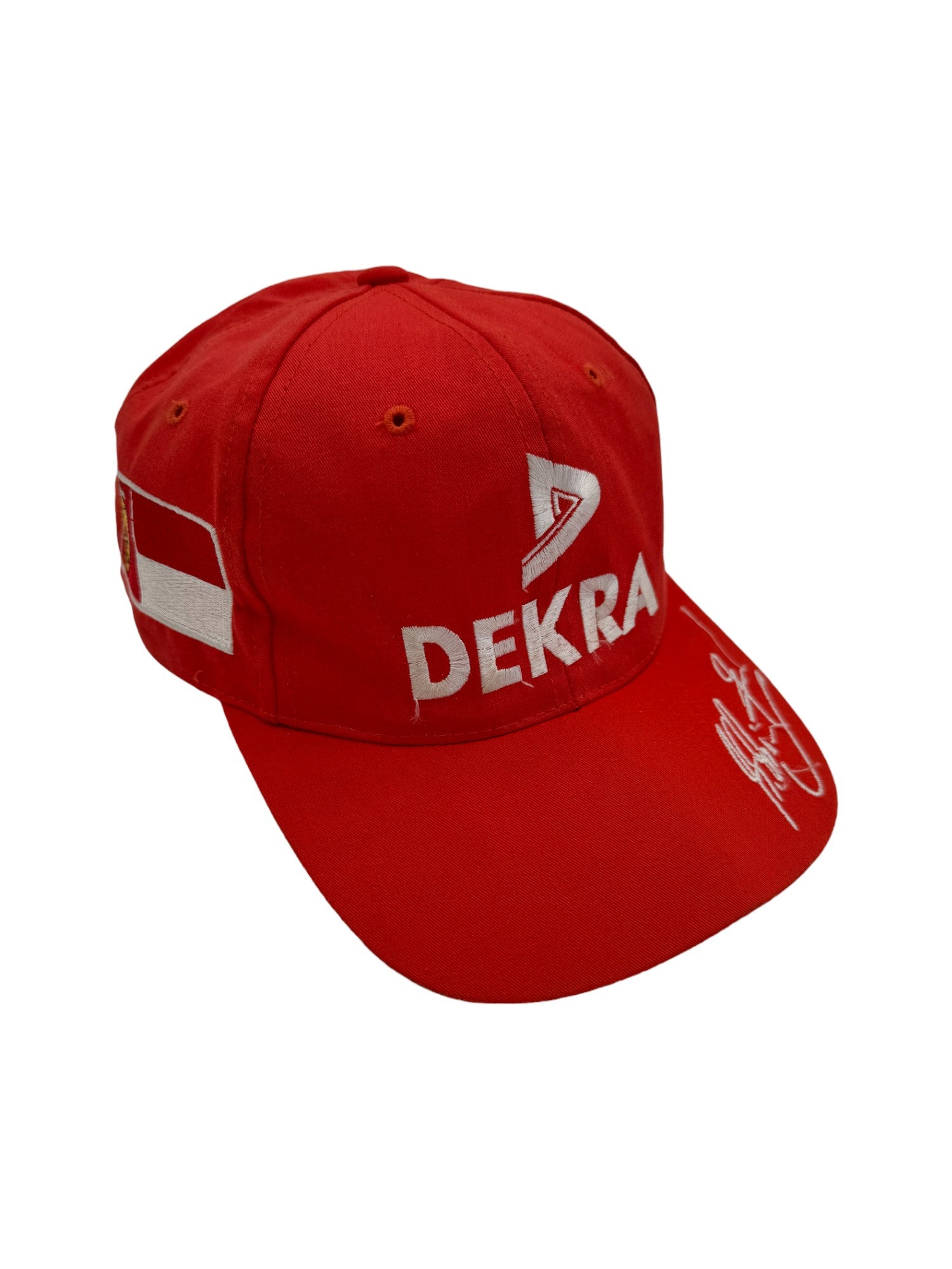 Vintage Ferrari Cap Michael Schuhmacher x Dekra Rot