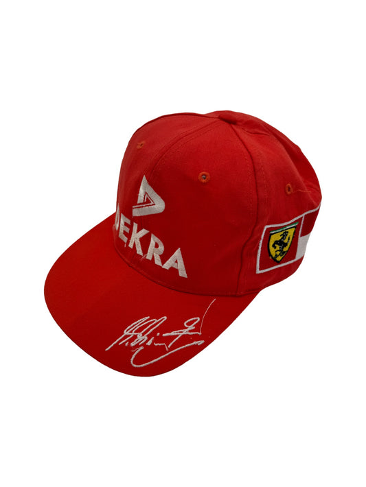 Vintage Ferrari Cap Michael Schuhmacher x Dekra Rot