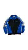 Vintage Adidas Sportjacke 90s Training Blau Schwarz D6 M