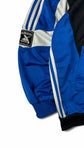 Vintage Adidas Sportjacke 90s Training Blau Schwarz D6 M