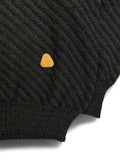 80s Yves Saint Laurent Strickpullover V-Ausschnitt Mit Alpaka Dunkelblau/Grau M-L
