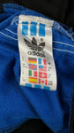 Vintage Adidas Sportjacke 90s Training Blau Schwarz D6 M