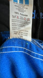 Vintage Adidas Sportjacke 90s Training Blau Schwarz D6 M