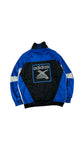 Vintage Adidas Sportjacke 90s Training Blau Schwarz D6 M