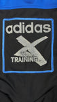 Vintage Adidas Sportjacke 90s Training Blau Schwarz D6 M