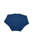 80s Yves Saint Laurent Strickpullover Wolle Lila/Blau Grün M