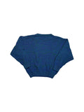 80s Yves Saint Laurent Strickpullover Wolle Lila/Blau Grün M