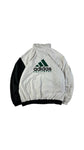 Vintage Adidas Equipment Sportjacke 90s Weiß Schwarz D7 L