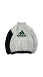 Vintage Adidas Equipment Sportjacke 90s Weiß Schwarz D7 L