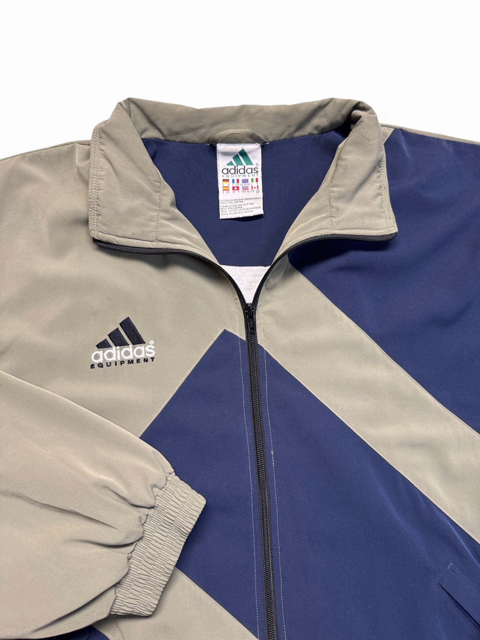 90s Adidas Equipment Sportanzug Navy Khaki D9 XL