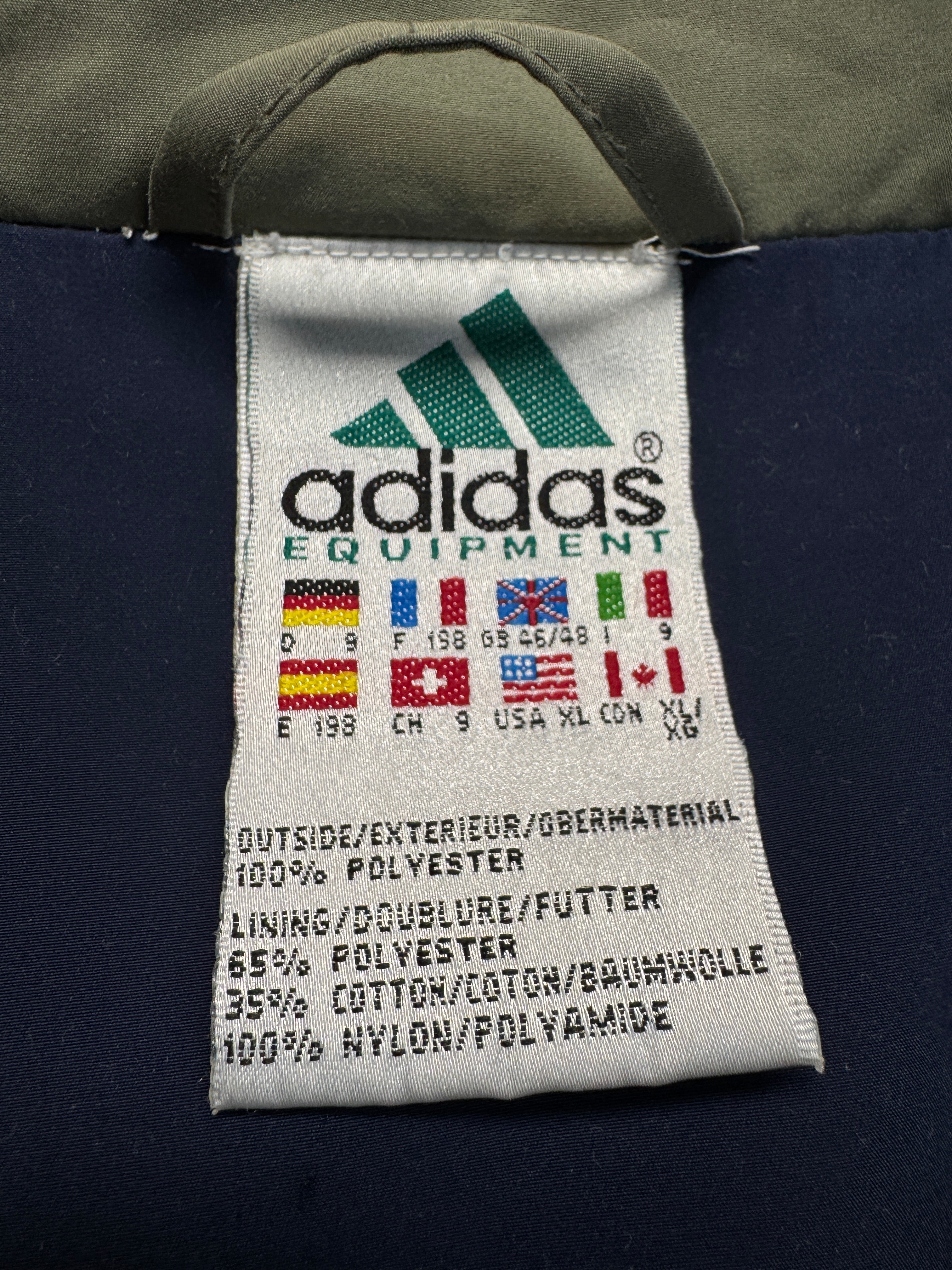 90s Adidas Equipment Sportanzug Navy Khaki D9 XL
