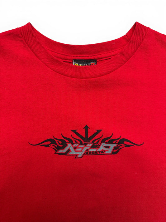 2002 Dragon Ball Z Shirt Vegeta Rot M