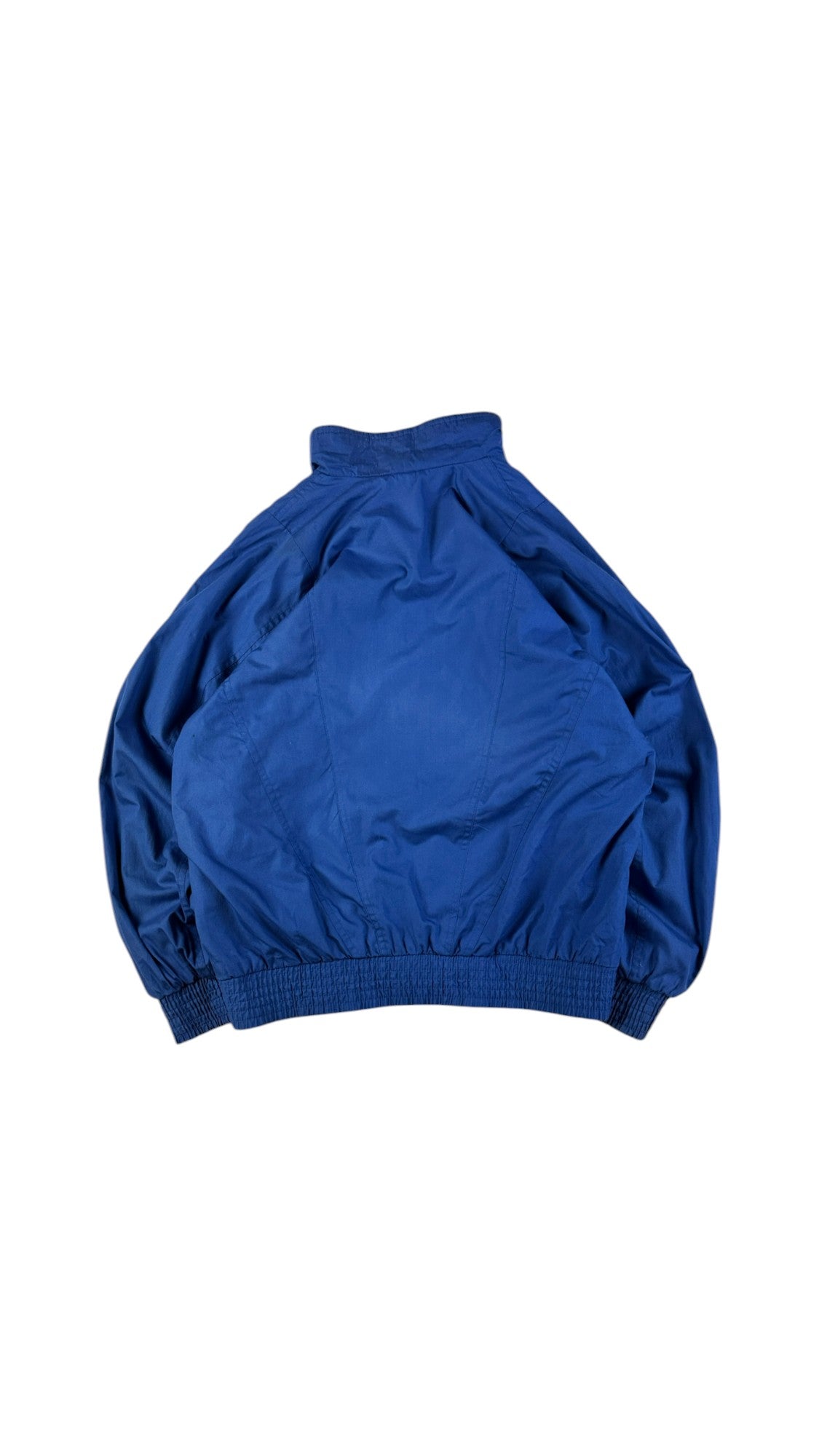 Vintage Adidas Sportjacke 80s Frottee Innenfutter Damen Blau D36 XS-S