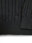 90s Burberrys Zopfstrickpullover Made In England Dunkelblau L-XL