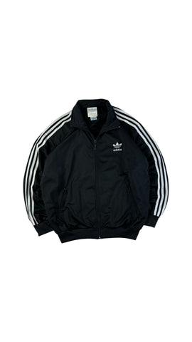 Vintage Adidas Sportjacke 90s Firebird Schwarz D5 M